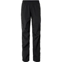 Pyöräilyhousut Vaude Naisten Yaras Rain Zip Pants Iv Black